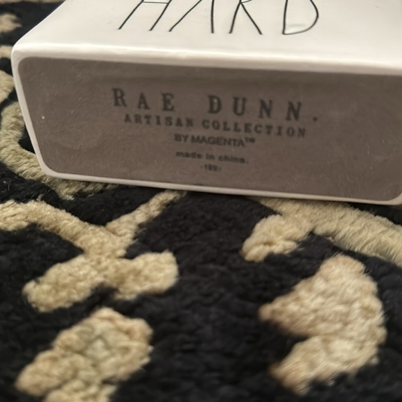 Rae Dunn Work Hard, Be Brave Motivational Plaque - Picture 5 of 5